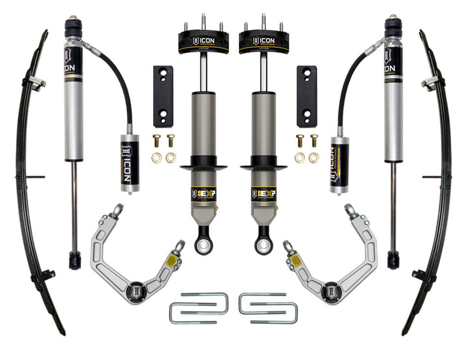 ICON 05-22 Tacoma 0-2" Lift Stage 3 EXP Suspension System Billet