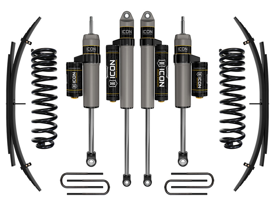 ICON 2017-2019 Ford F-250/F-350 4WD Diesel 2.5" Lift Stage 2 Suspension System W/ Expansion Packs