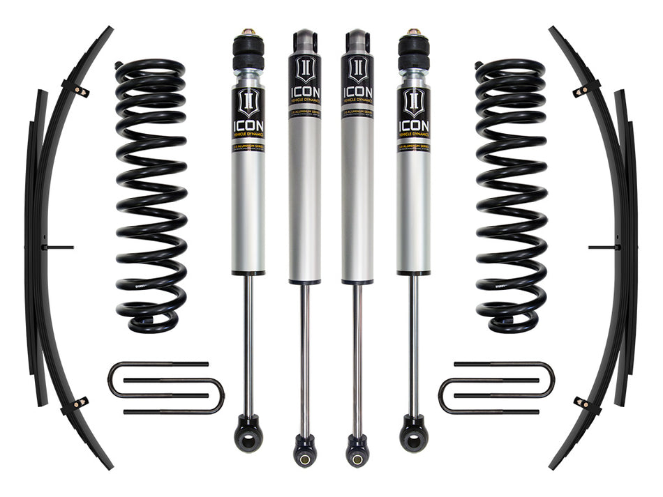 ICON 2020-2022 Ford F-250/F-350 Super Duty 4WD 2.5" Lift Stage 1 Suspension System W/ Expansion Packs