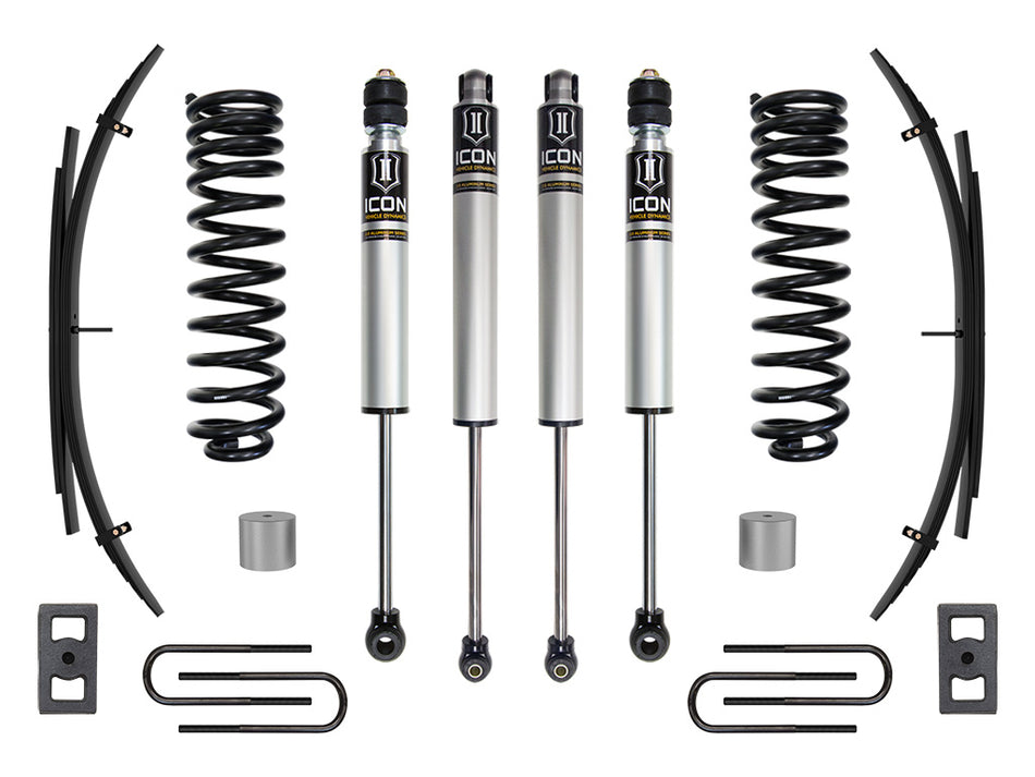ICON 2023 Ford F-250/F-350 Super Duty 4WD Diesel 2.5" Lift Stage 1 Suspension System W/ Expansion Packs