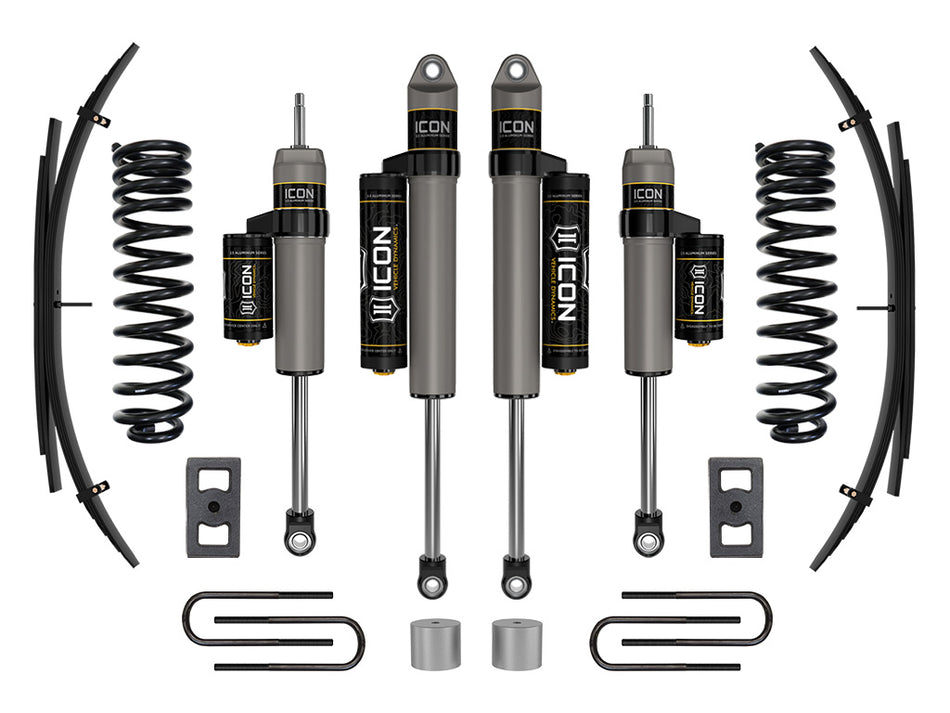 ICON 2023 Ford F-250/F-350 Super Duty 4WD Diesel 2.5" Lift Stage 2 Suspension System W/ Expansion Packs