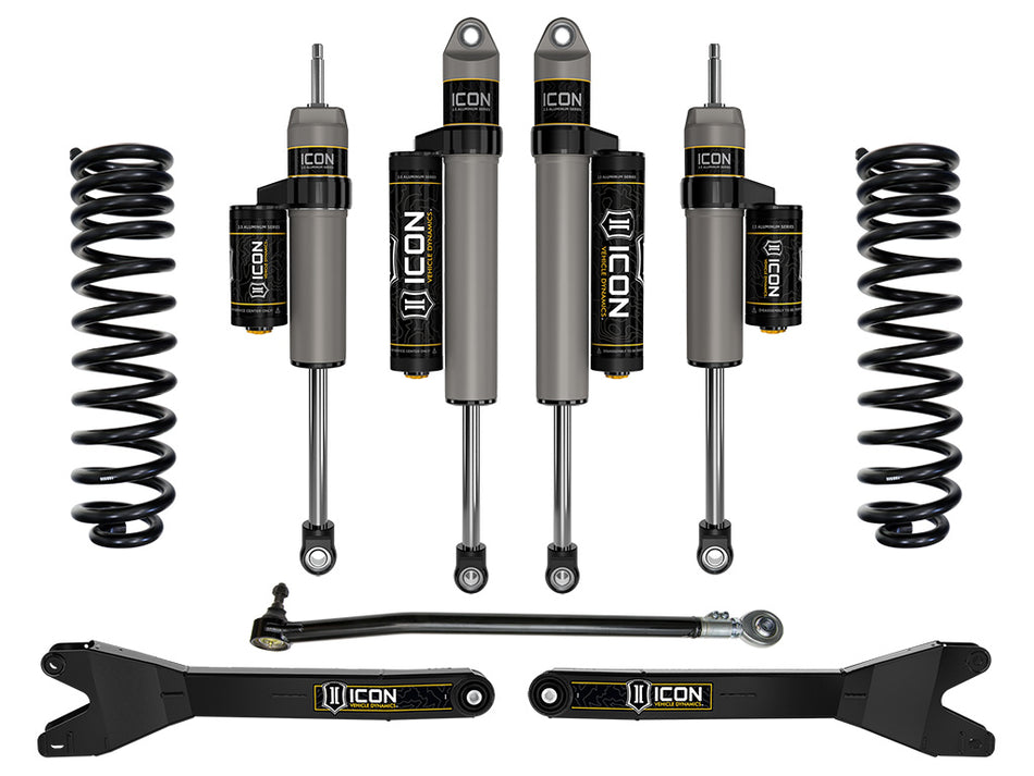 ICON 2023 Ford F-250/F-350 Super Duty 4WD Diesel 2.5" Lift Stage 3 Suspension System W/ Radius Arms