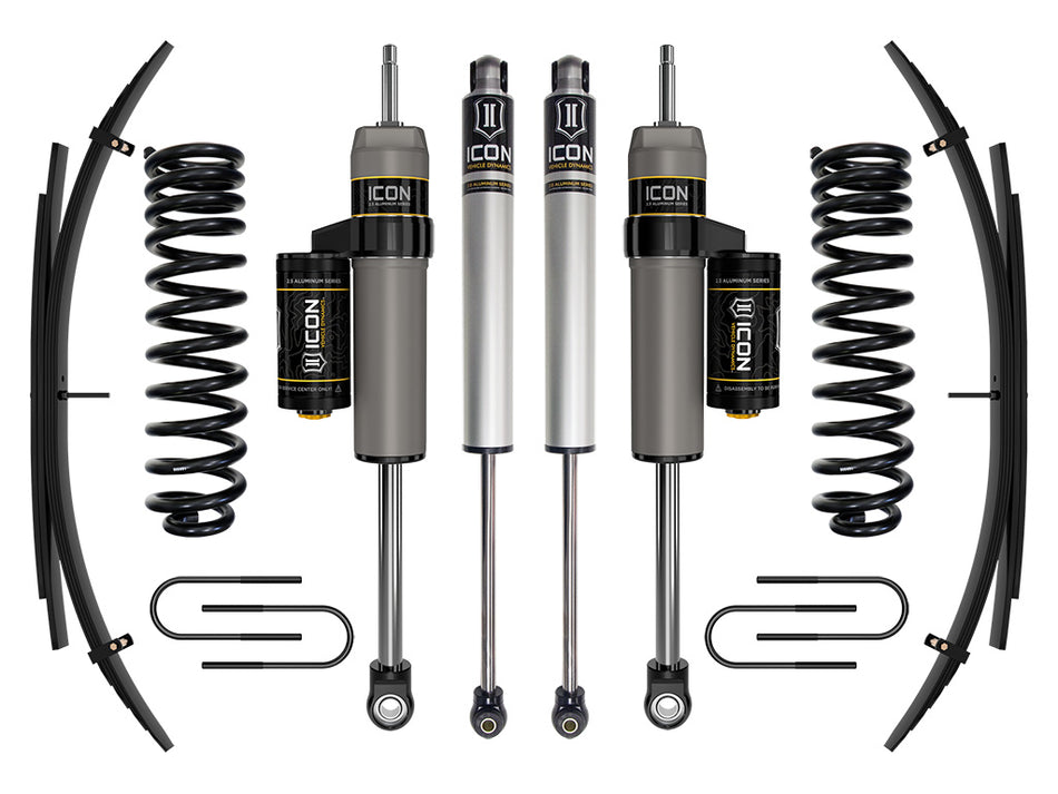 ICON 2008-2010 Ford F-250/F-350 Super Duty 4WD Diesel 2.5" Lift Stage 2 Suspension System W/ Expansion Packs