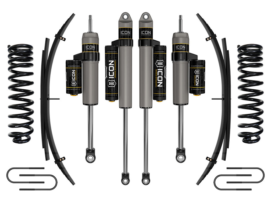 ICON 2008-2010 Ford F-250/F-350 Super Duty 4WD Diesel 2.5" Lift Stage 3 Suspension System W/ Expansion Packs