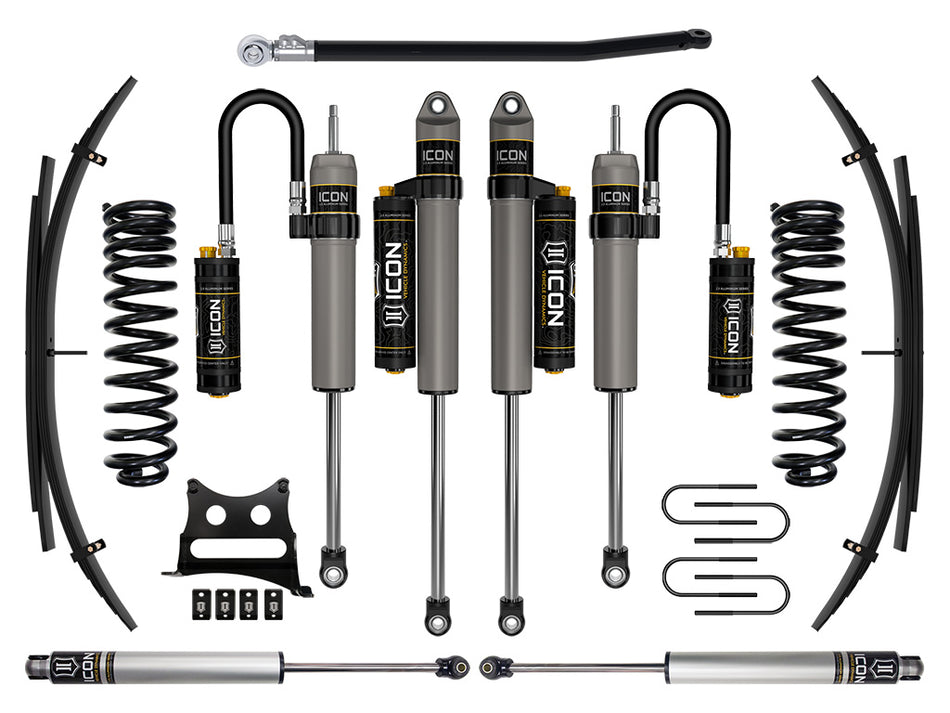 ICON 2008-2010 Ford F-250/F-350 Super Duty 4WD Diesel 2.5" Lift Stage 5 Suspension System W/ Expansion Packs