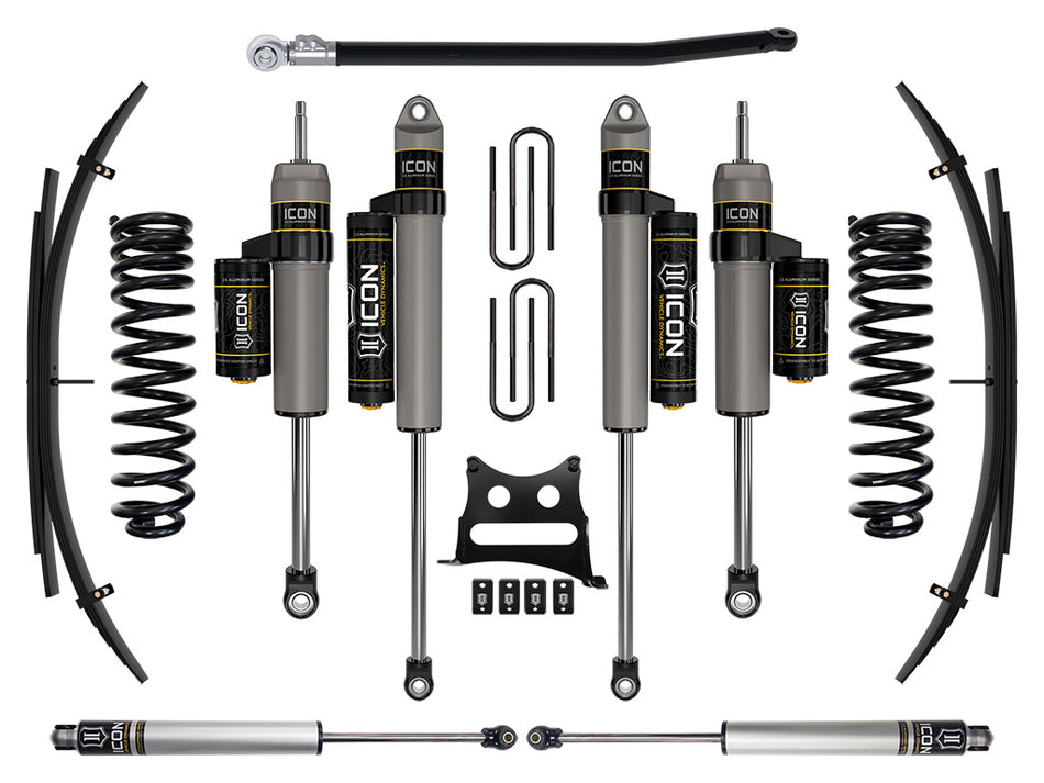 ICON 2011-2016 Ford F-250/F-350 Super Duty 4WD Diesel 2.5" Lift Stage 4 Suspension System W/ Expansion Packs