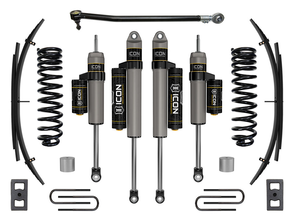 ICON 2023 Ford F-250/F-350 Super Duty 4WD Gas 2.5" Lift Stage 3 Suspension System W/ Expansion Packs