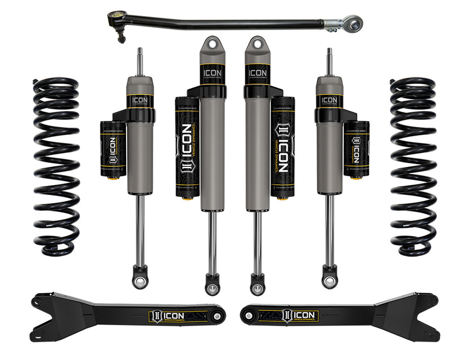 ICON 2023 Ford F-250/F-350 Super Duty 4WD Gas 2.5" Lift Stage 3 Suspension System W/ Radius Arms