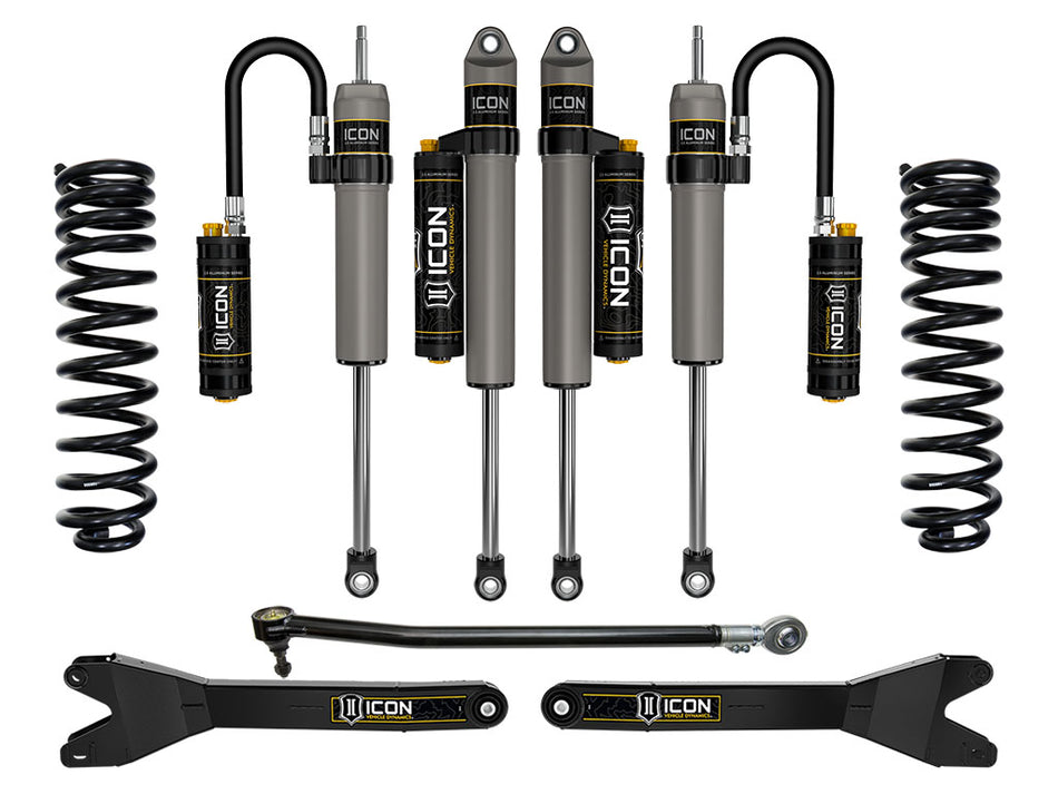 ICON 2023 Ford F-250/F-350 Super Duty 4WD Gas 2.5" Lift Stage 4 Suspension System W/ Radius Arms