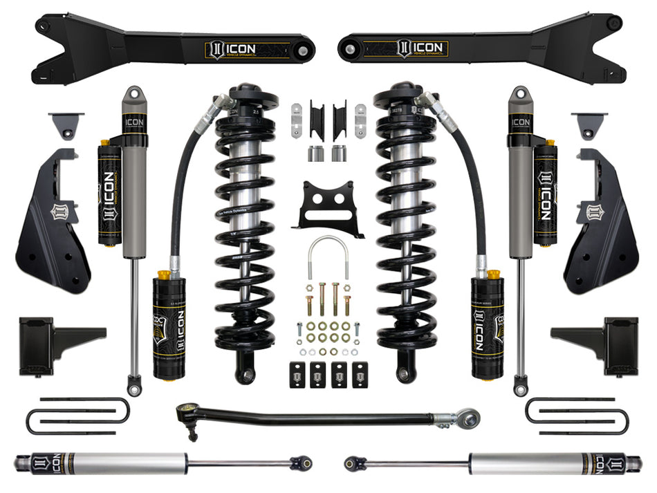 ICON 17-22 Ford F250/F350 4-5.5" Lift Stage 5 Suspension System W/Radius Arm