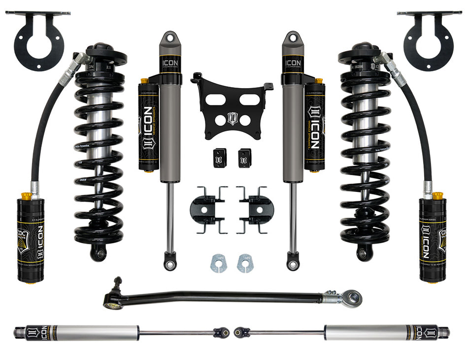 ICON 2023 Ford F-250/F-350 4WD 2.5-3" Lift Stage 4 Coilover Conversion System