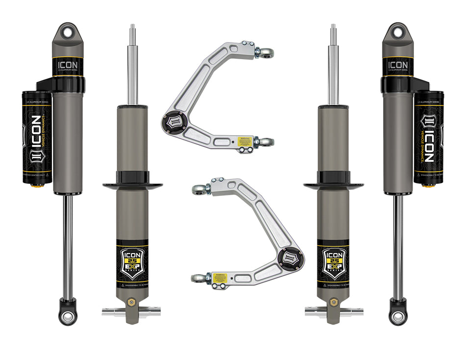 ICON 19-23 GM 1500 2.375-3.75" Lift Stage 3 EXP Suspension System Billet