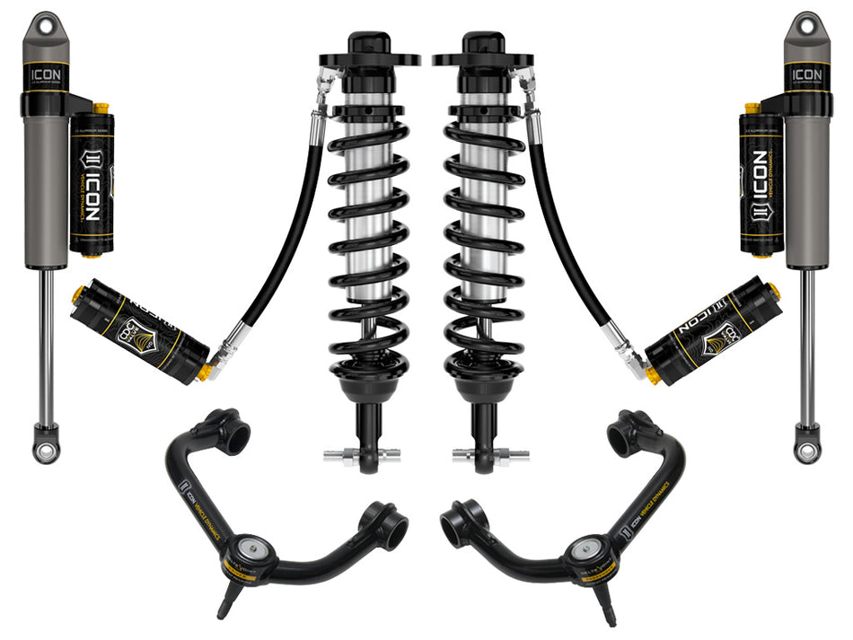 ICON 21-23 Ford F150 2WD 0-3" Lift Stage 5 Suspension System Tubular UCA