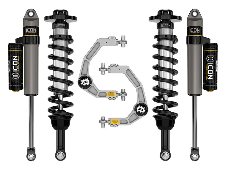 ICON 2021-2023 Ford F-150 4WD 2.75-3.5" Lift Stage 2 Suspension System Billet UCA