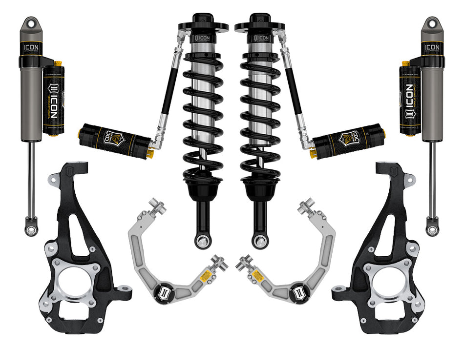 ICON 2021-2023 Ford F-150 4WD 3.5-4.5" Lift Stage 4 Suspension System Billet UCA