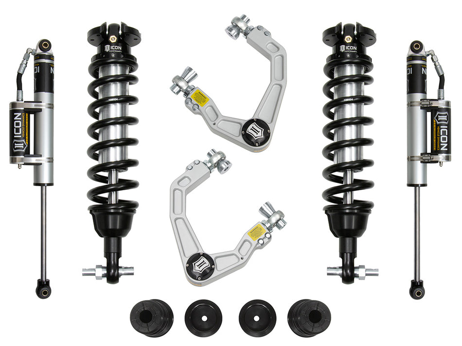 ICON 20-23 Ford Ranger 0-3.5" Lift Stage 3 Susp Sys Billet UCA Steel Knuckle