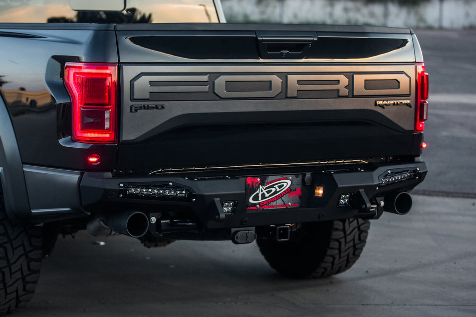 2017-2020 FORD F-150 RAPTOR HONEYBADGER REAR BUMPER (10" LIGHTS)