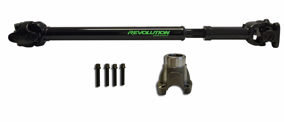 JK Front 1310 CV Driveshaft 2 or 4 Door Flange Style Revolution Gear and Axle