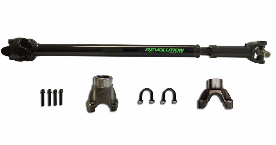 JK Rear 1310 CV Driveshaft 4 Door with Pinion Yoke Revolution Gear and Axle