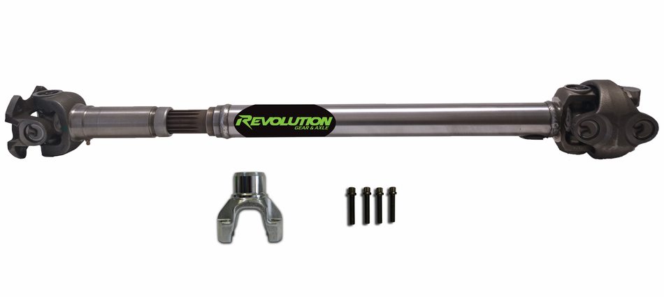 JL Front 1350 CV Driveshaft Sahara Flange Style Revolution Gear and Axle