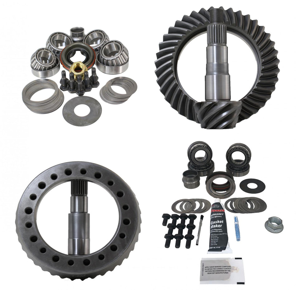 Jeep TJ Rubicon 4.56 Ratio Gear Package (D44Thick-D44Thick) with Koyo Bearings. Comes with D44 Thick Gears, no Carrier Change Needed Revolution Gear and Axle