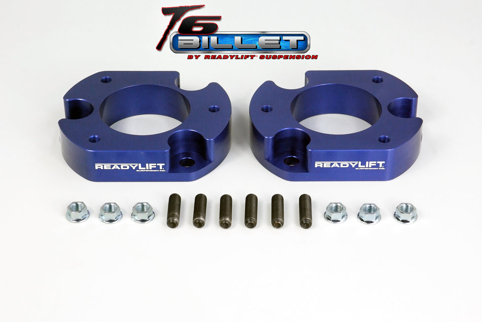 ReadyLIFT 2010-14 FORD RAPTOR 2.0'' Leveling Kit T6 Billet Blue