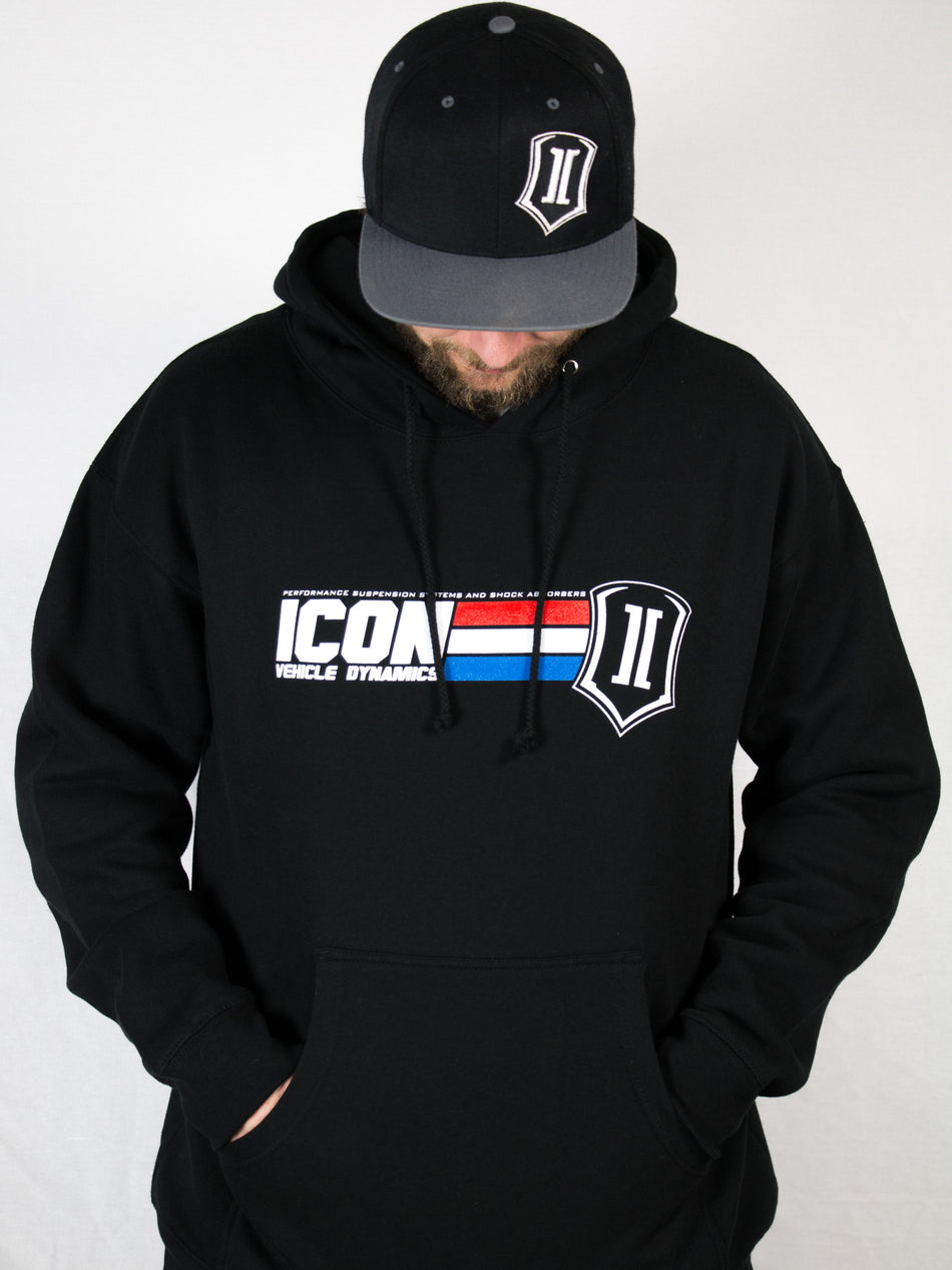 ICON GI HOODY BLACK - LARGE