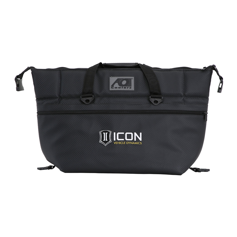 24PK CARBON AO COOLER W/STANDARD ICON LOGO